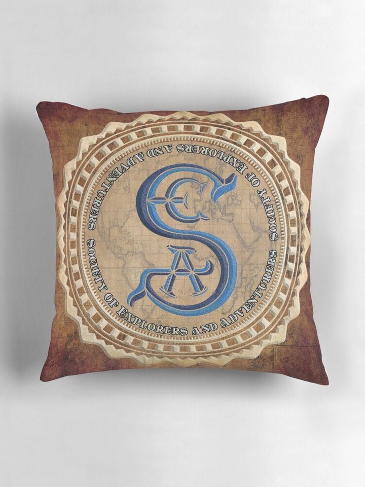 Society of Explorers and Adventurers Coasters Pillow