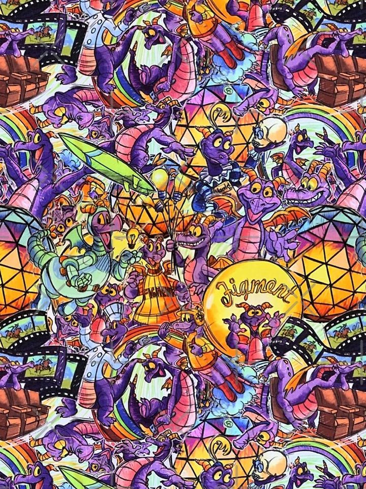 THE ORIGINAL Figment Collage iPhone Case