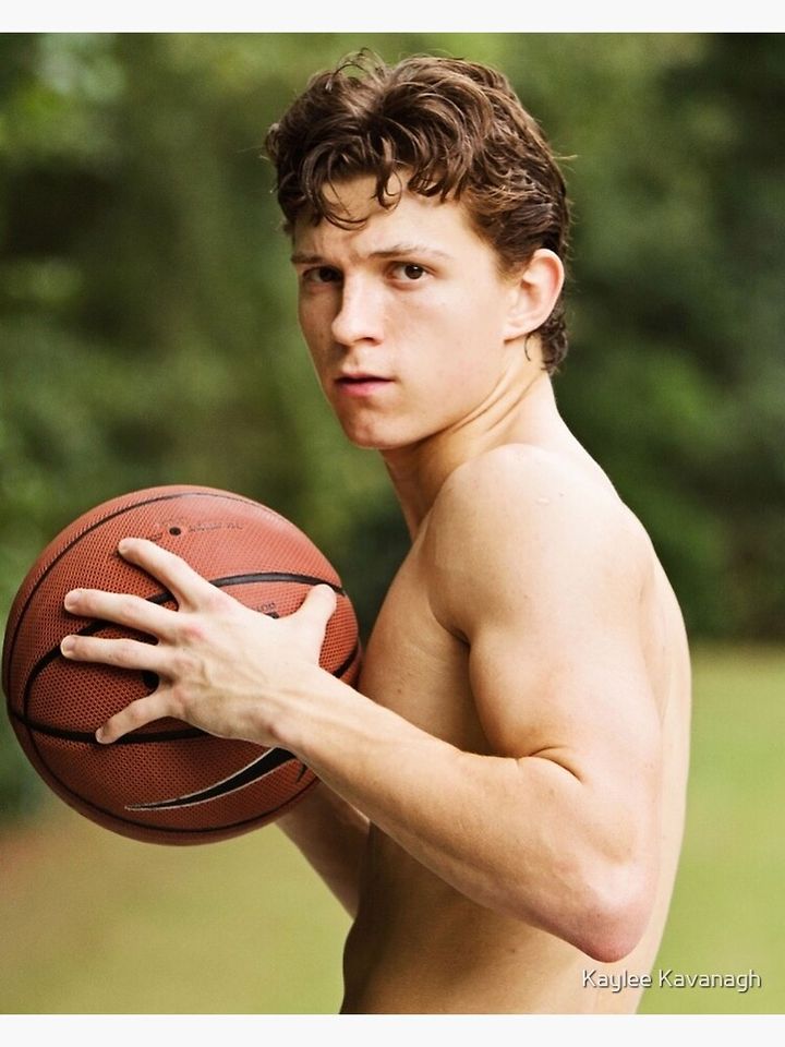 Tom Holland Basketball Poster