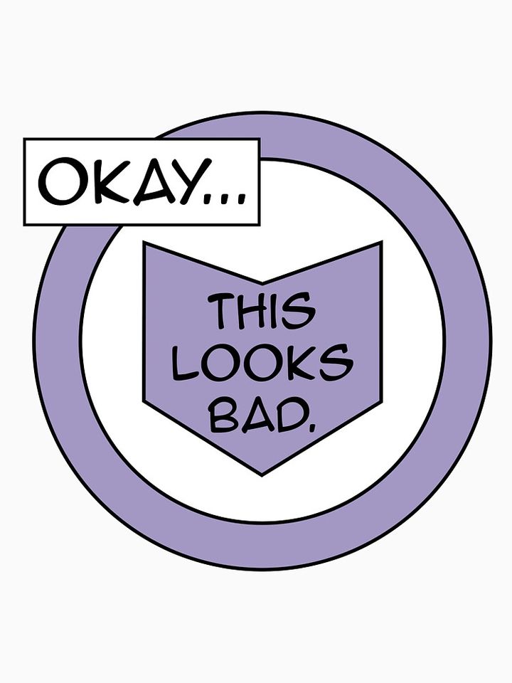 Okay... This looks bad - Hawkeye Classic T-Shirt