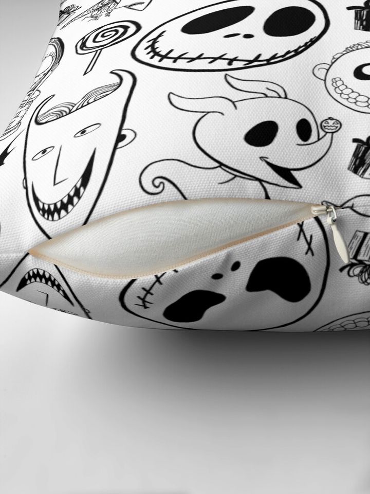 Nightmare before Christmas Pattern Pillow