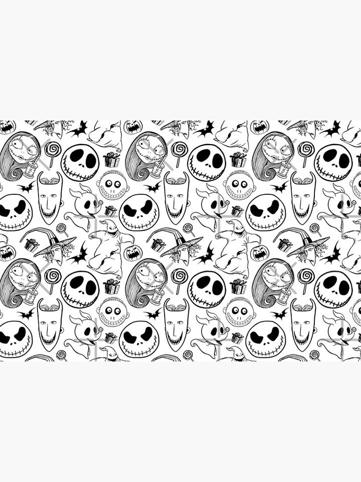 Nightmare before Christmas Pattern Bath Mat