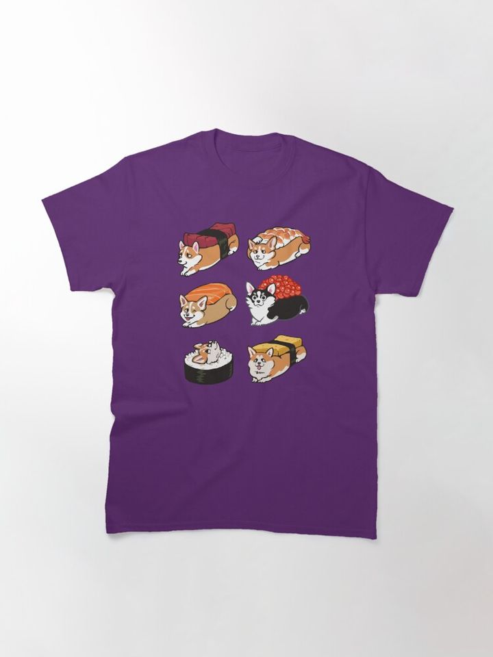 Sushi Corgi T-shirt classique