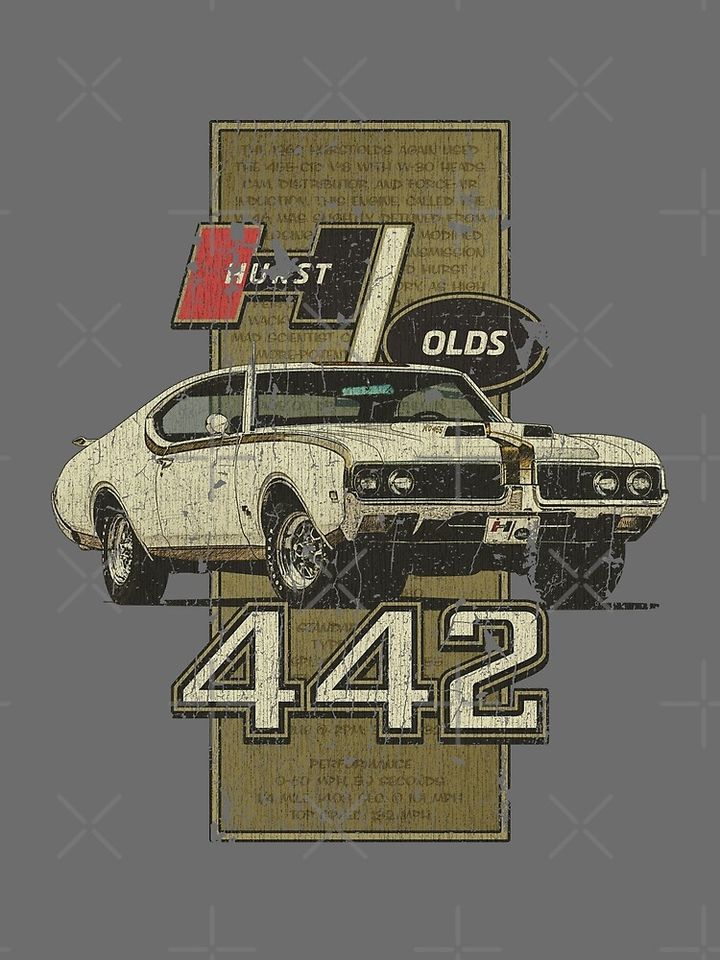 1969 Hurst-Olds 442 Premium Matte Vertical Poster