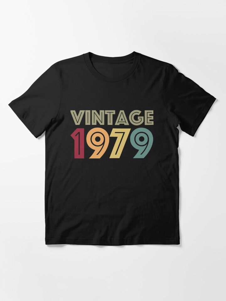 1979 Birthday Gift Vintage 1979 Annivesary Christmas Gift Essential T-Shirt