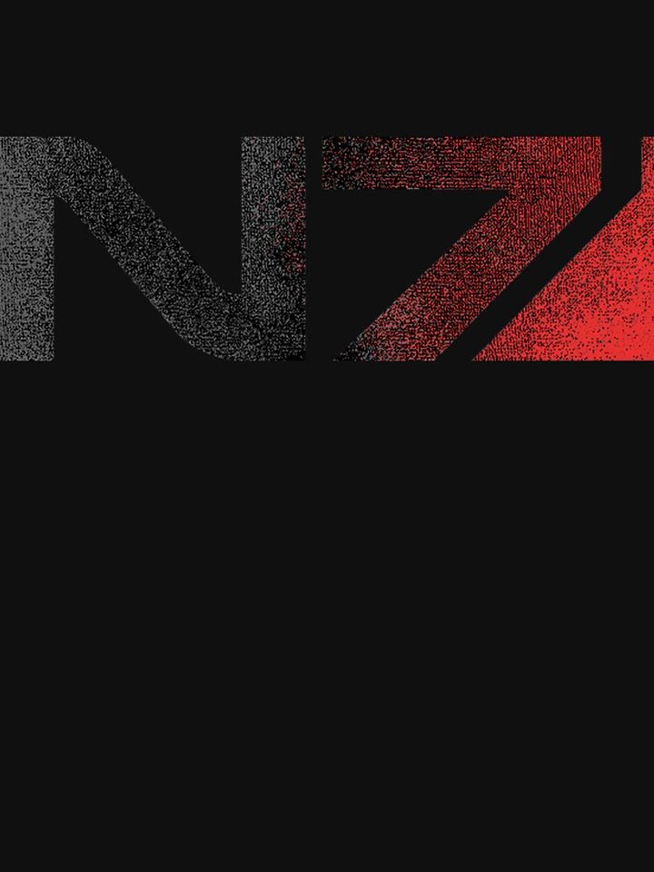 Mass Effect N7 Distressed Logo Hoodie