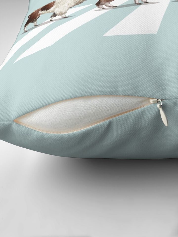 Llama The Abbey Road #1 Pillow