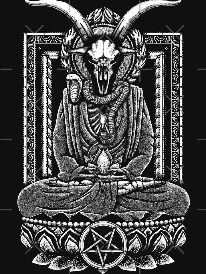 Baphomet Nirvana Lightweight Hoodie