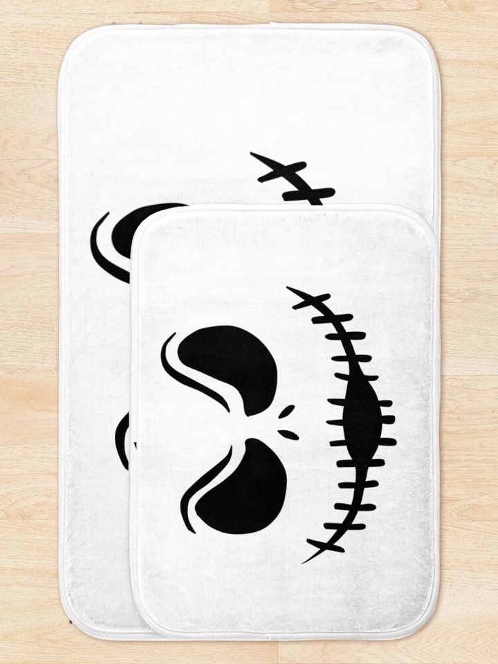Jack Skellington Face Bath Mat