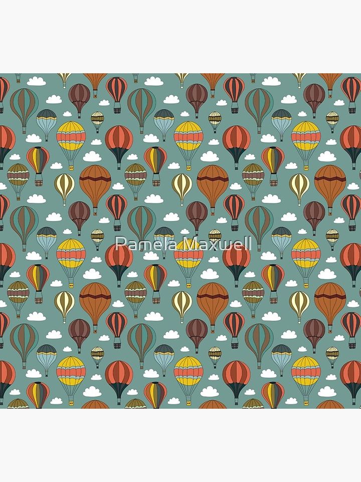 Vintage Hot Air Balloons Socks