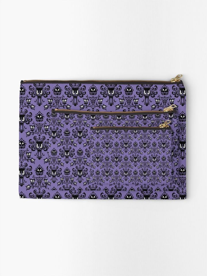 Disney Halloween The Haunted Mansion Wallpaper Makeup Bag