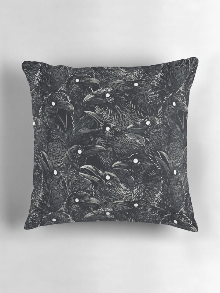 Raven pattern 2 Pillow