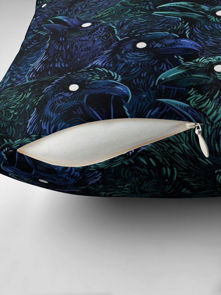 Raven pattern Pillow
