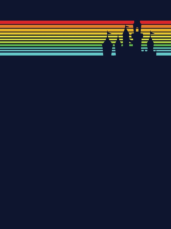 Retro Castle Stripes Classic T-Shirt