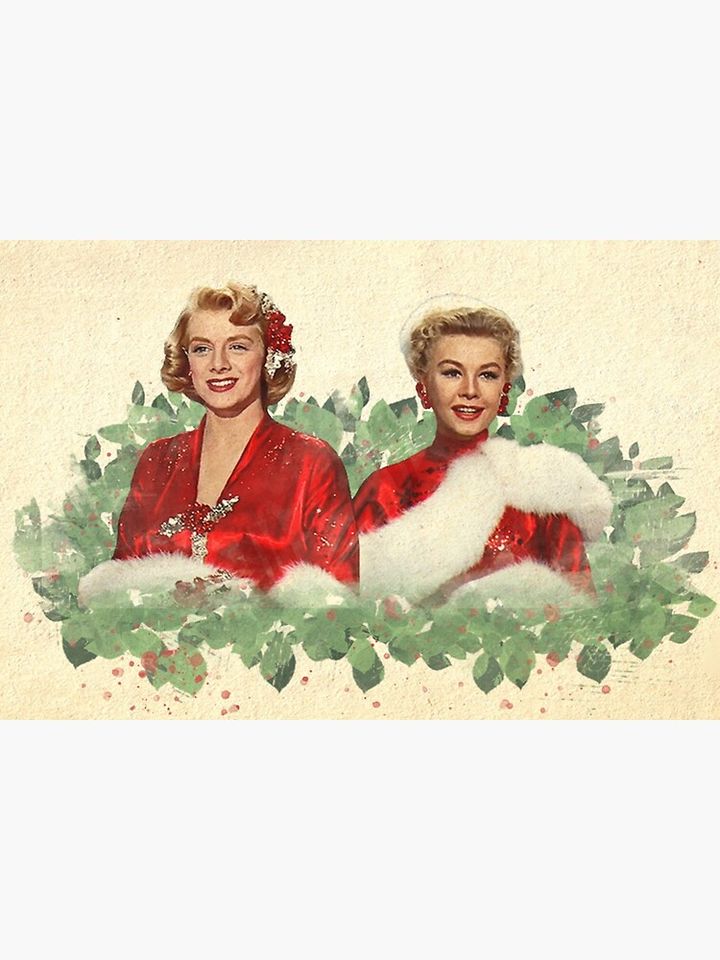 Sisters - A Merry White Christmas Bath Mat