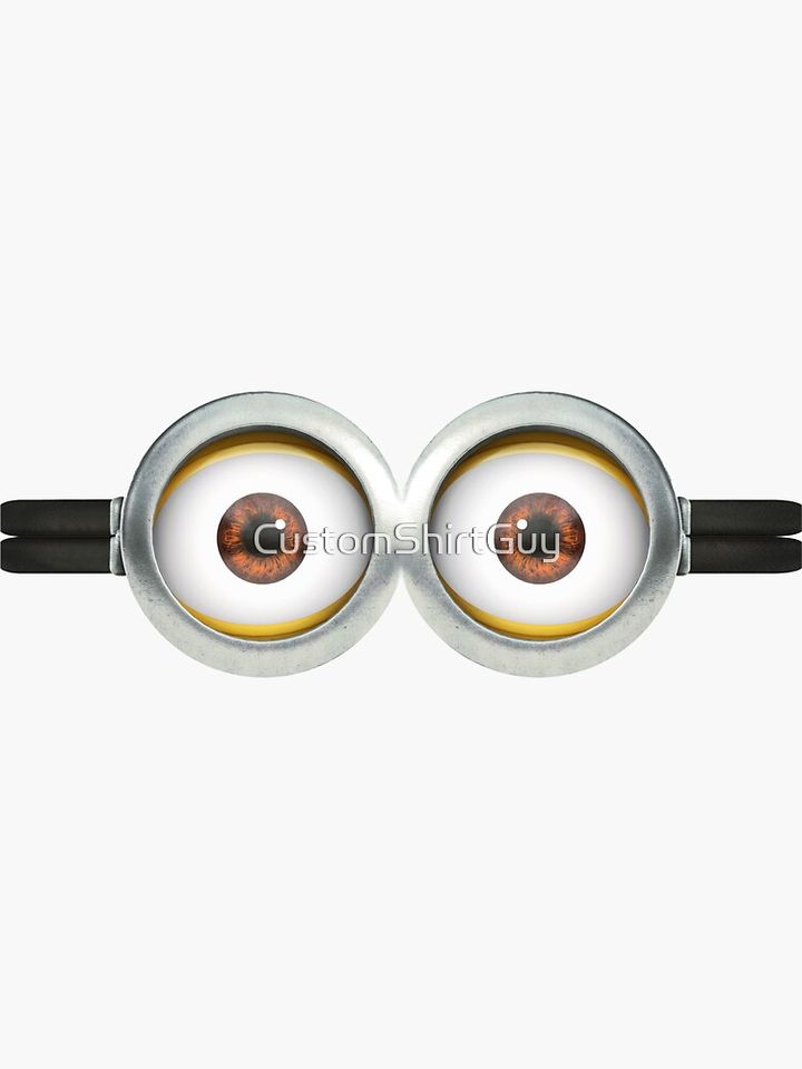 Minion style Eyes Sticker