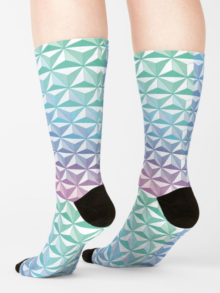 Geodesic Sphere, Blue Socks