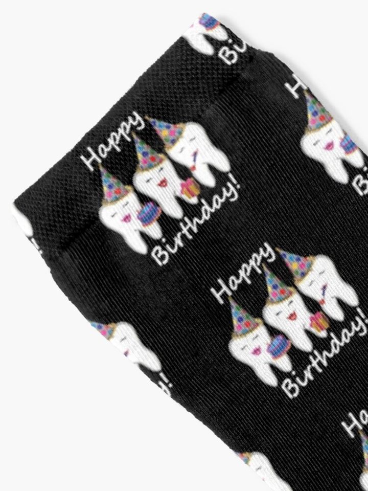Birthday Teeth Trio Socks