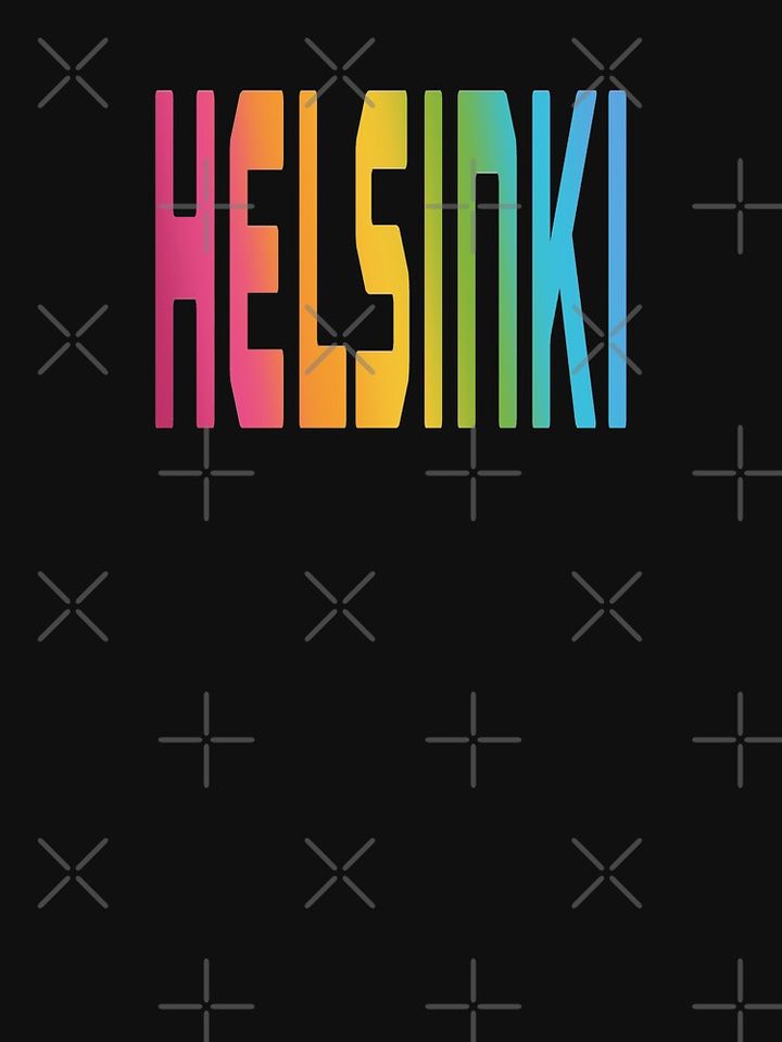 Helsinki Finland - Rainbow Hoodie