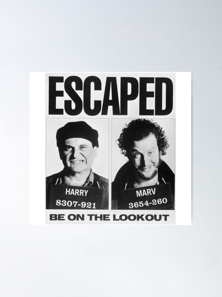 Wet Bandits Escape Poster