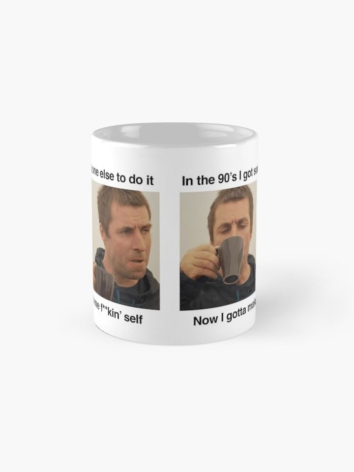 Liam Gallagher making Tea Coffee Mug