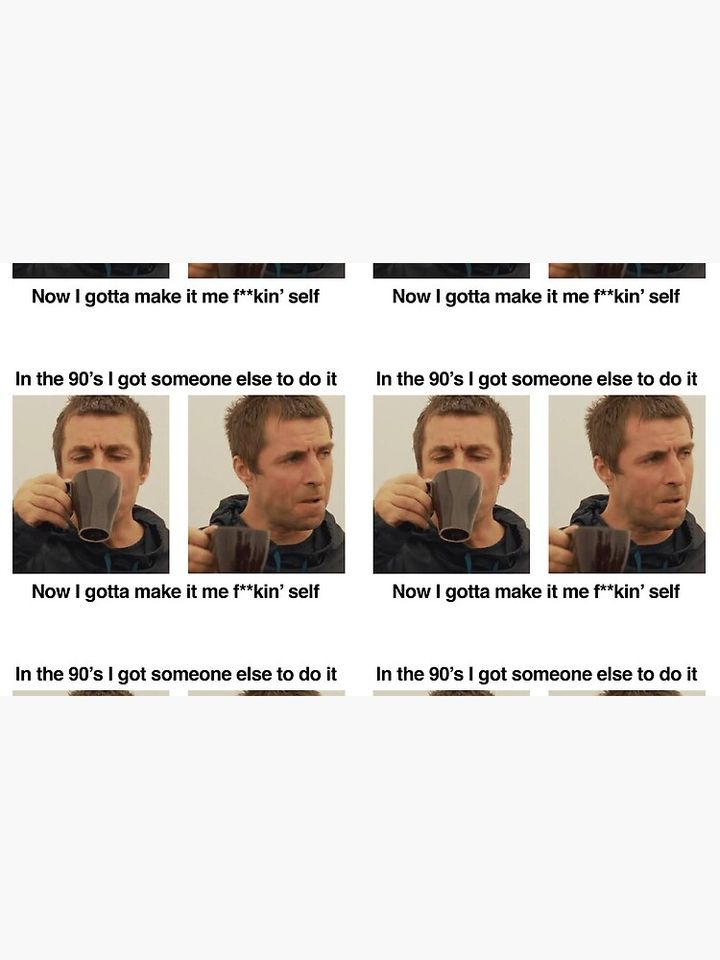 Liam Gallagher making Tea Coffee Mug