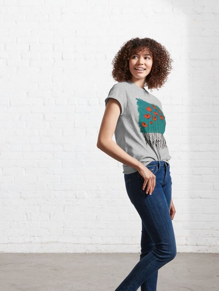 Devotchka Poppies T-shirt classique