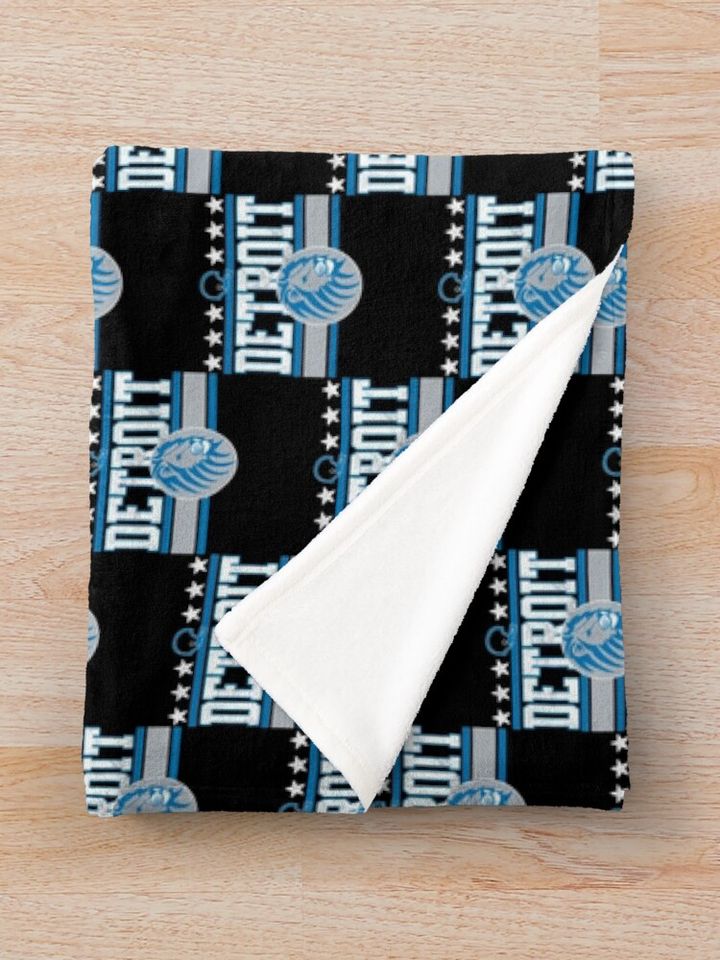 Detroit Football Throw Blanket