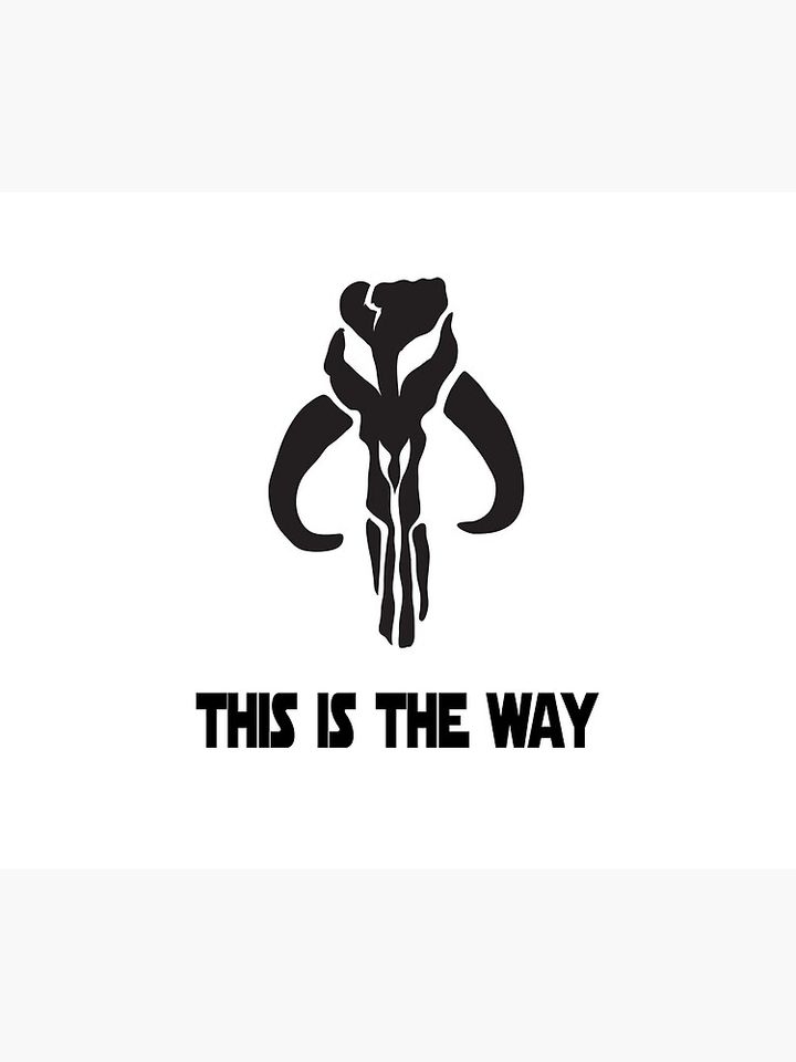 This Is The Way Throw Blanket