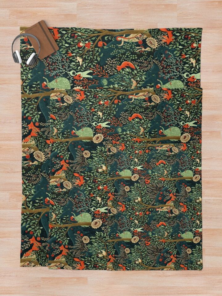 Whimsical Wonderland Throw Blanket