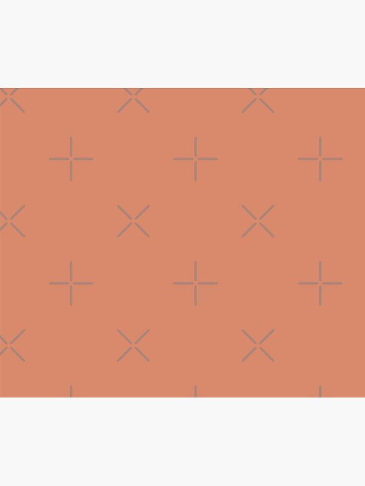 Plain Terracotta Solid Colour Relaxing Shower Curtain