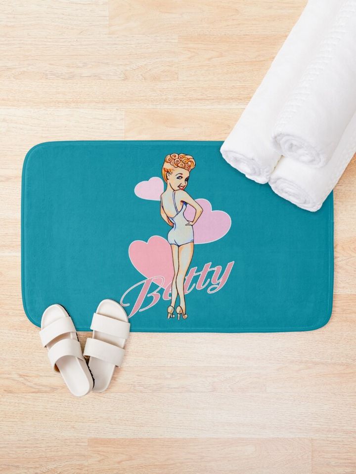 Betty Grable  Bath Mat