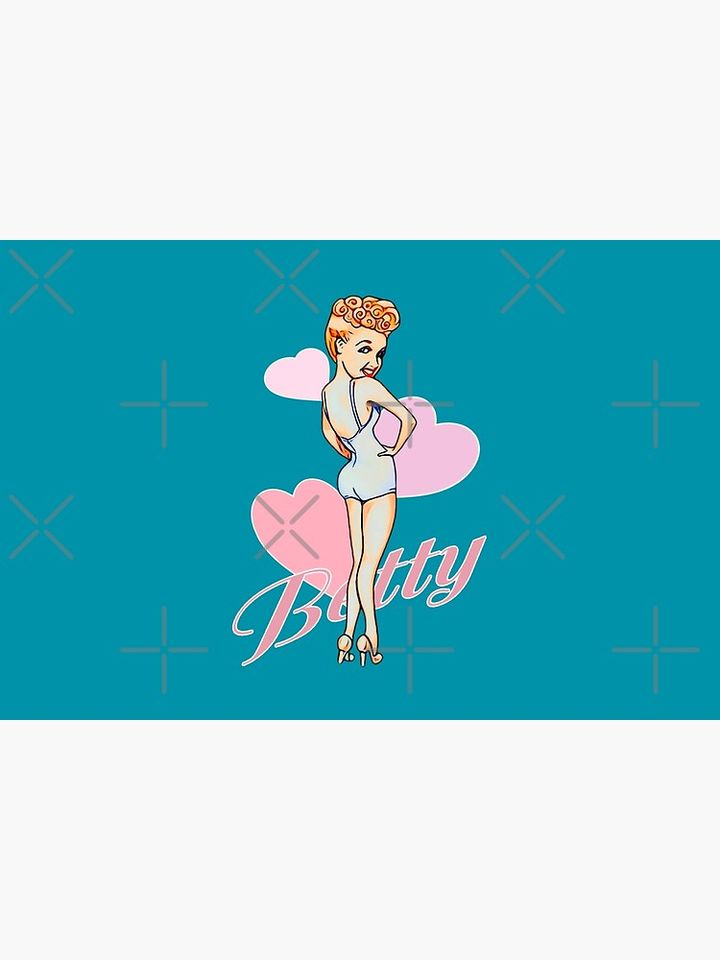 Betty Grable  Bath Mat