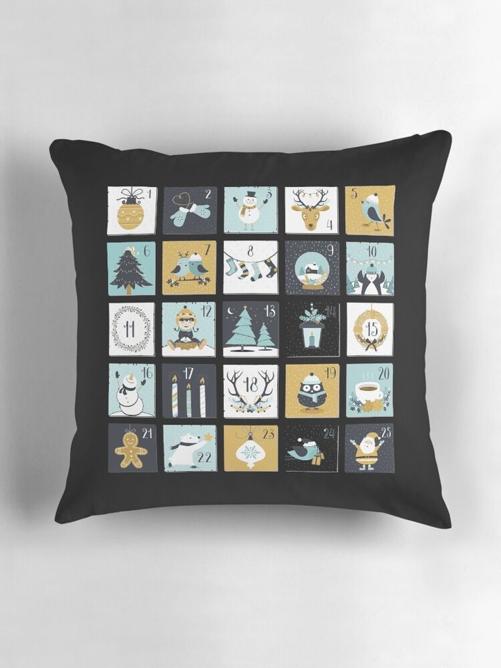 Christmas calendar 2020 Pillow