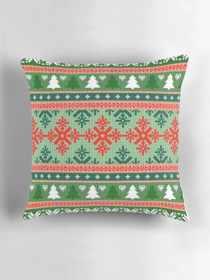 Christmas pattern 2020 Pillow
