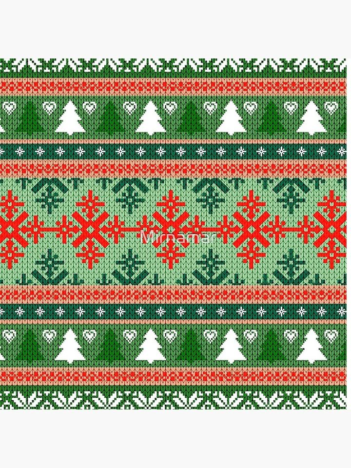 Christmas pattern 2020 Pillow