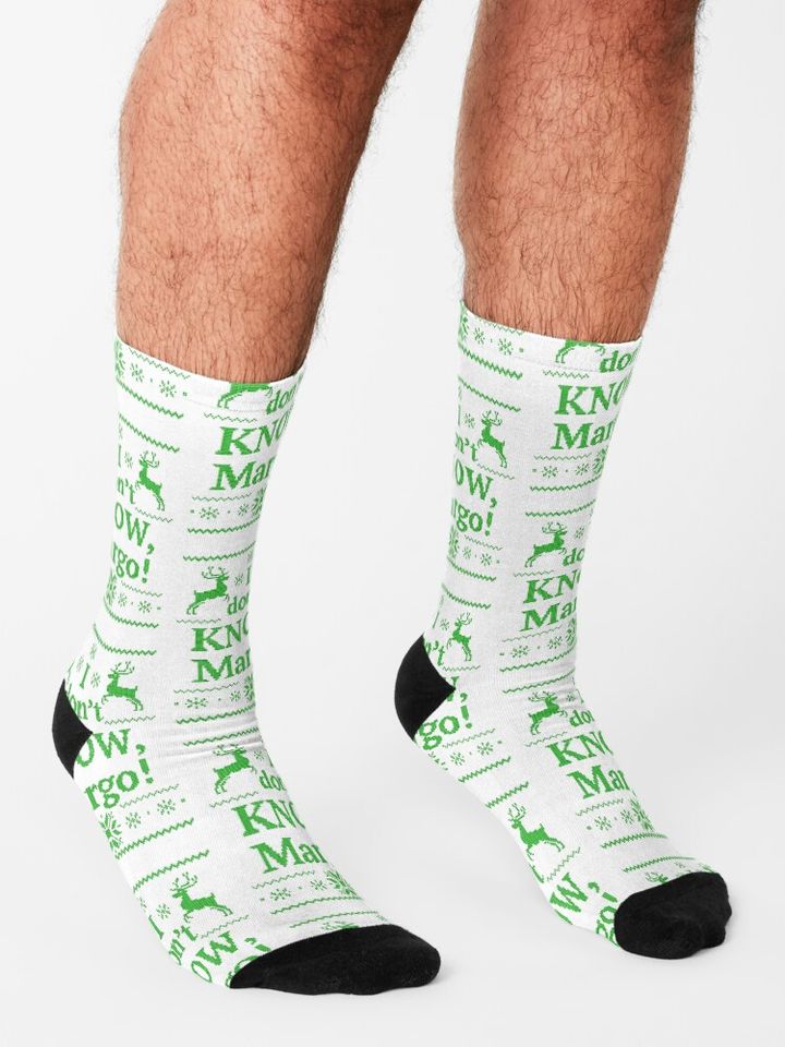 I dont know MARGO Ugly Christmas Socks
