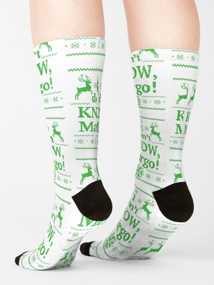 I dont know MARGO Ugly Christmas Socks