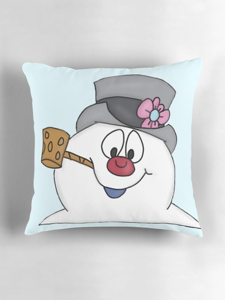 Frosty the Snowman Pillow