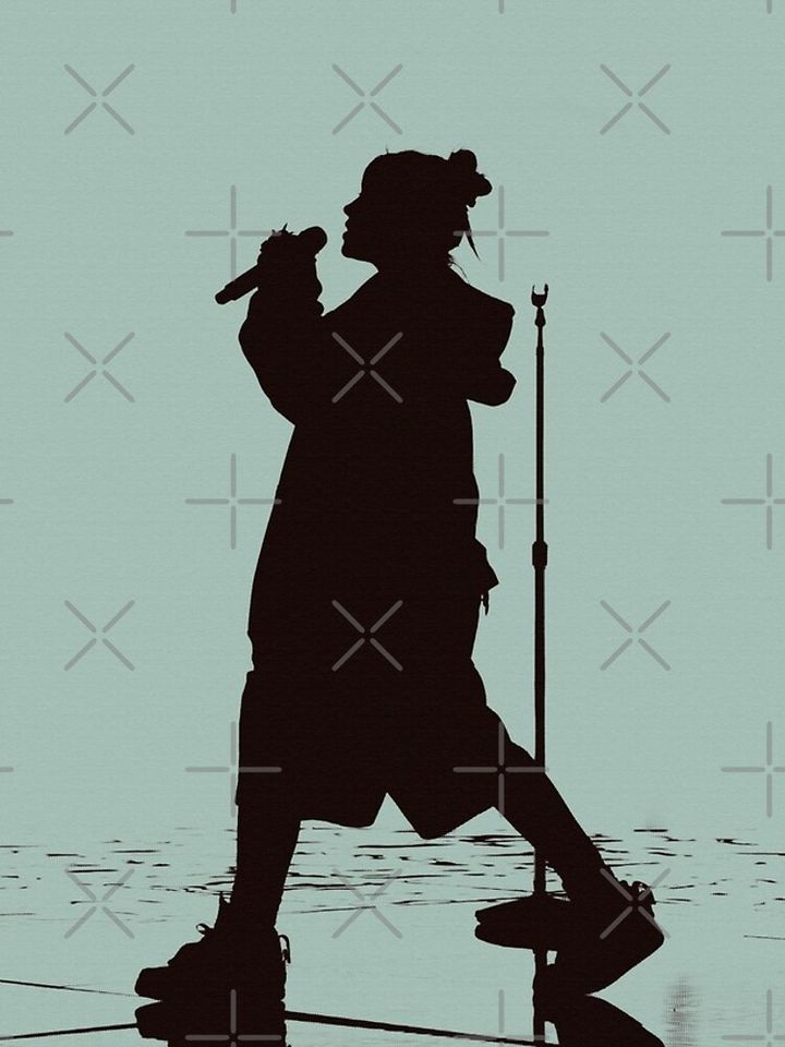 BILLIE EILISH SILHOUETTE iPhone Case