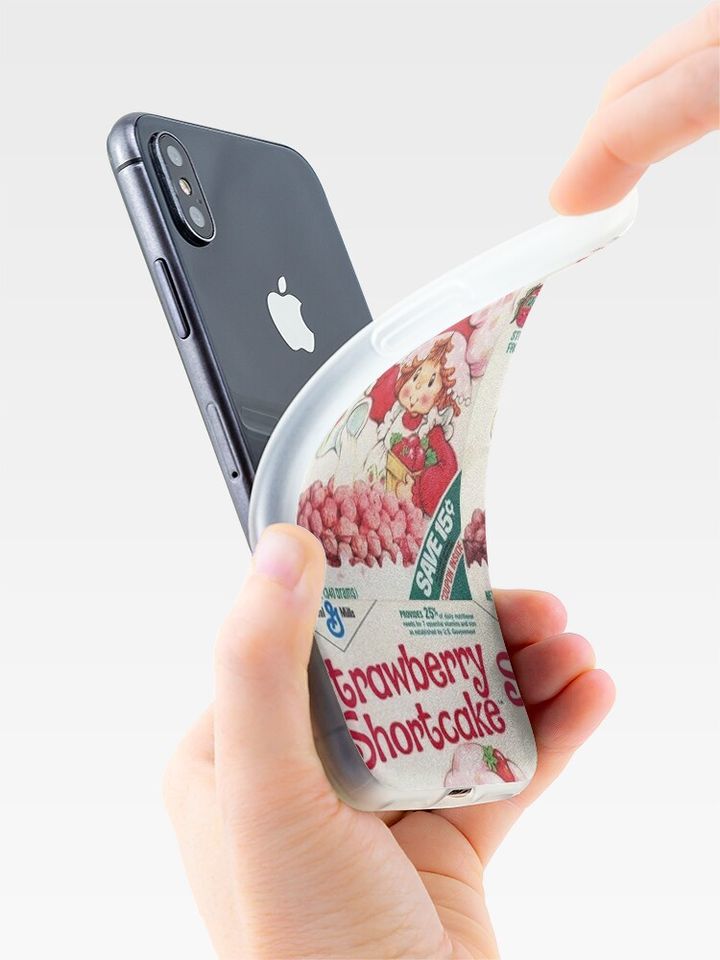 Vintage Strawberry Shortcake cereal box  iPhone Case