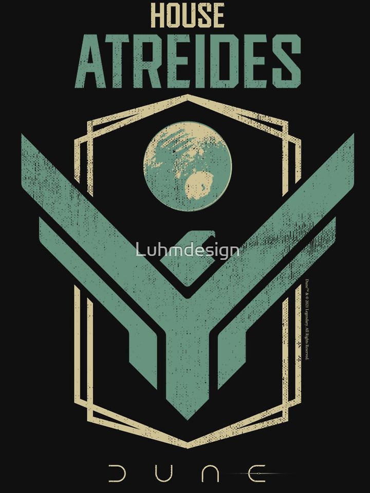 House Atreides Symbol - Dune Film Graphic Premium T-Shirt