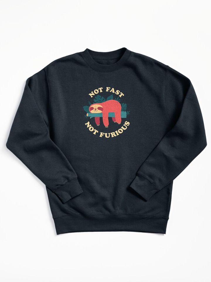 Not Fast, Not Furious Pullover Sweatshirt