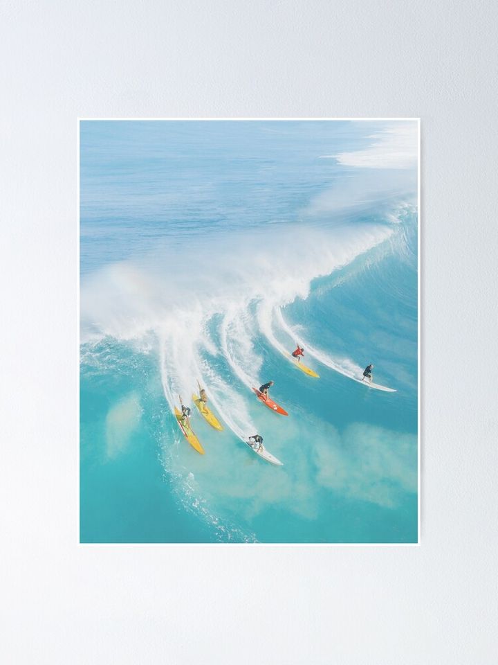 Summer Full of Surfing Poster