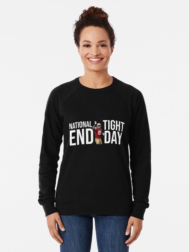 George Kittle National Tight End Day Lightweight Sweatshirt
