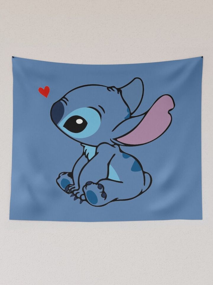 Stitch In Love Disney Tapestry