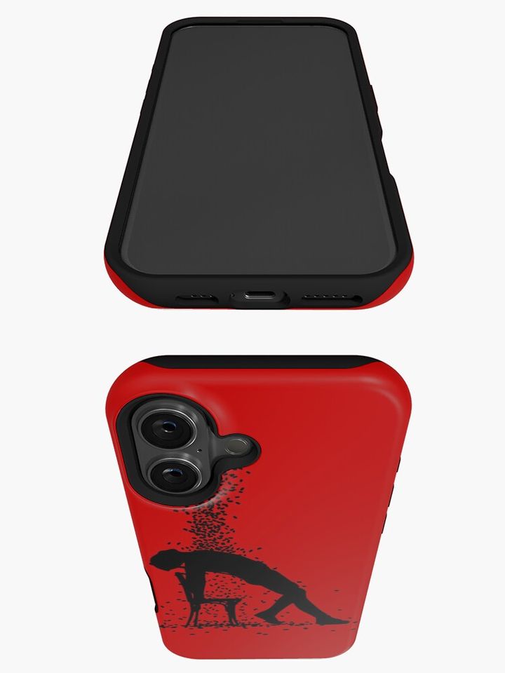 Deadpool bullet silhouette  iPhone Case