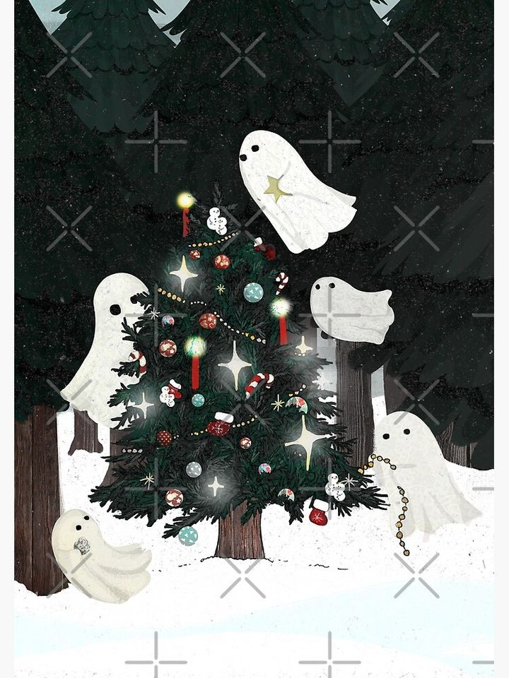 Christmas Spirits Art Print