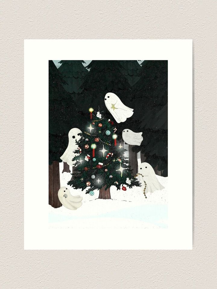 Christmas Spirits Art Print