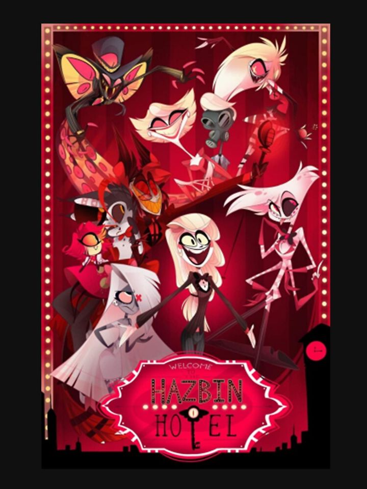 Hazbin Hotel Poster Promotion Art Pullover Hoodie